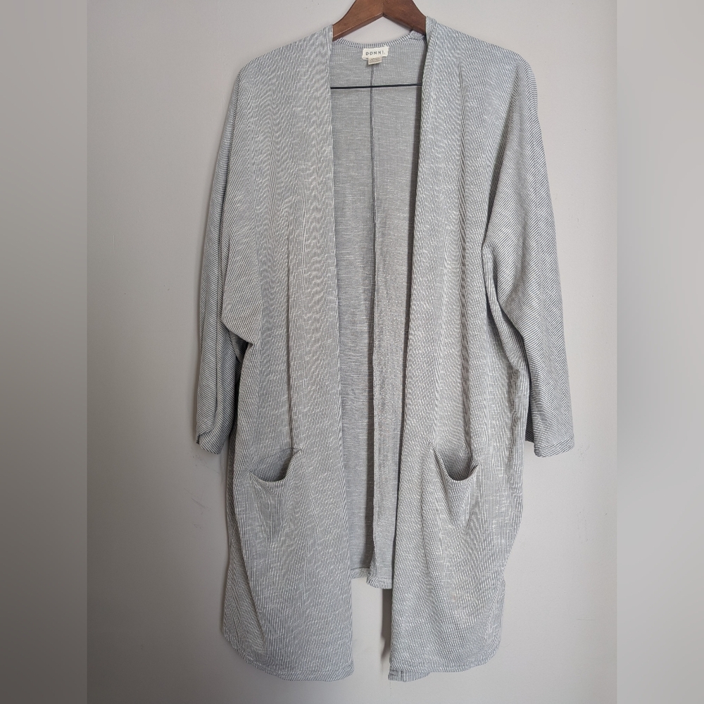 Donni Ribbed Sweater Coat - Picture 4 of 6